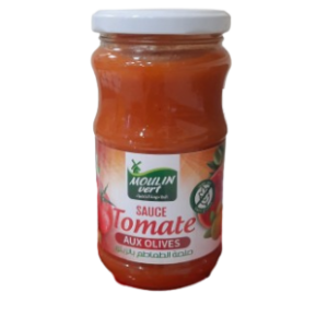 Sauce tomate aux olives Moulin Vert  – 350g
