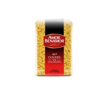Pâtes coude Amor Benamor – N6- 500g