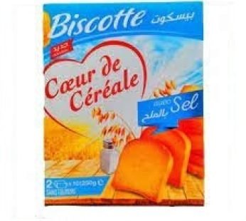 Biscottes Coeur de Céréale – avec sel – 200g