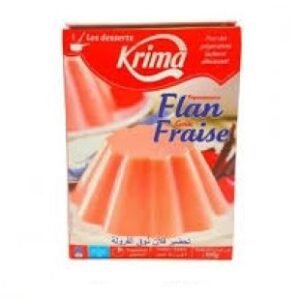 Flan Fraise Krima – 100g
