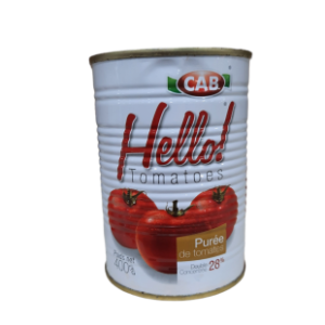 Purée de tomates double concentrée – CAB Hello – 400g