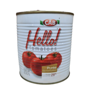 Purée de tomates double concentrée – CAB Hello – 800g