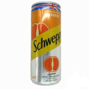 Canette Schweppes – Mandarine – 24cl