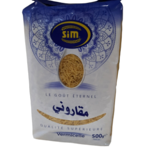 Pâtes vermicelles SIM macaroni -500g