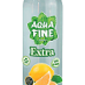 Boisson gazeuse aromatisée Aqua Fine Extra – saveur citron – 1L