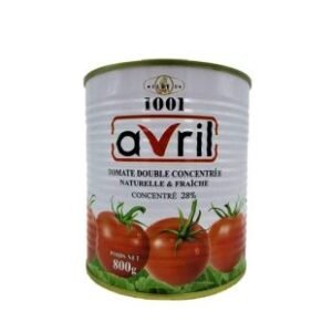 Tomate double concentrée Avril 1001 – 800g