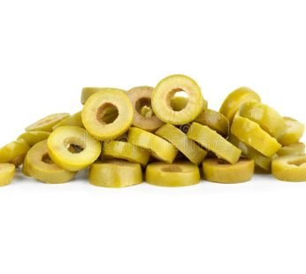 Olives vertes découpées – 200g