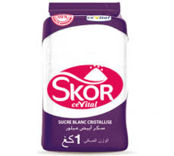 Sucre blanc cristallisé Skor – 1kg