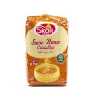 Sucre Roux Cristallisé Skor – 1kg