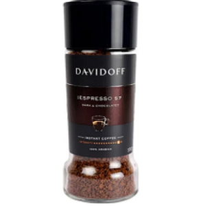 Café soluble Espresso 57 Davidoff -Dark and Chocolatey- 100g