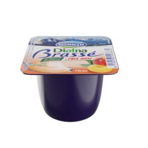 Yaourt brassé Mamzoudj Dialna – Soummam – Pêche – 70g