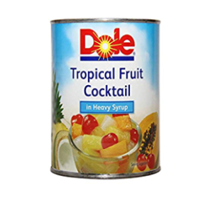 Cocktail de fruits – au sirop léger Dole – 436g