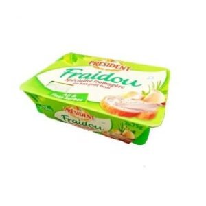 Spécialité fromagère Fraidou – Président – ail et fines herbes- 150g