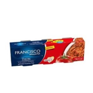 Thon entier à la sauce tomate Francisco – 65g x3