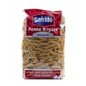 Pâtes Penne Rigate integrale Garrido – 1kg