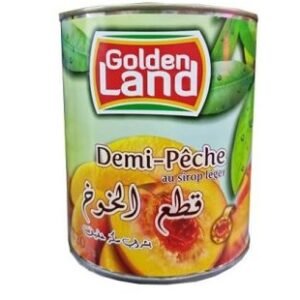 Demi Pêche au sirop léger -Golden Land – 820g