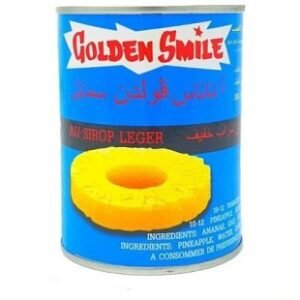 Ananas en tranches au sirop léger- Golden Smile – 565g