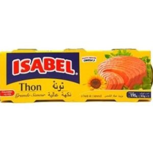Thon à l’huile de tournesol Isabel – 65gx3