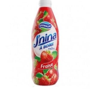 Yaourt à boire J’Nina Soummam – Fraise-1L
