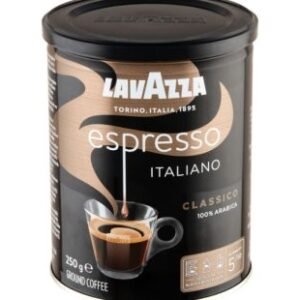 Café moulu Lavazza Espresso italiano – Boite métallique – 250g