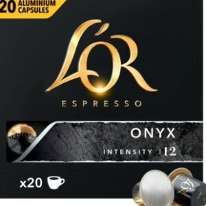 Café L’Or Espresso – Onyx- Intensité 12 – 20caps