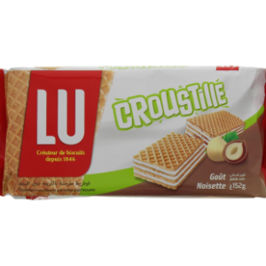 Gaufrettes Croustille LU – Noisette – 152g