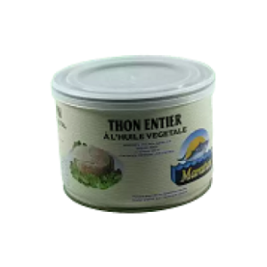 Thon entier à l’huile végétale Maratun – 400g