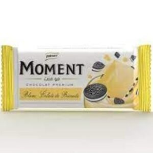 Chocolat Moment – Blanc éclats de biscuits – 95g