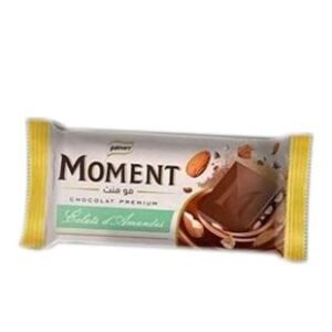 Chocolat Moment – éclats d’amandes – 100g