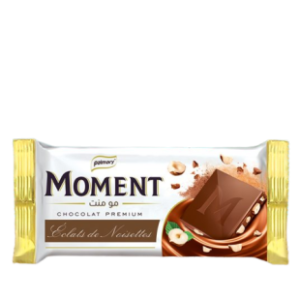 Chocolat Moment – éclats de noisettes – 100g
