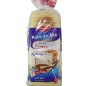 Pain de mie Rayane Nature – Format Moyen – 15 tranches