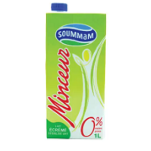 Lait écrémé Minceur Soummam – 0% MG – 1L