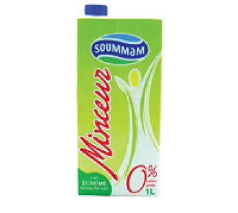 Lait écrémé Minceur Soummam – 0% MG – 1L