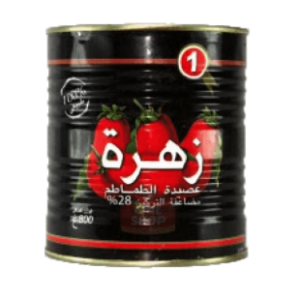 Purée de tomates double concentrée Zahra – 800g